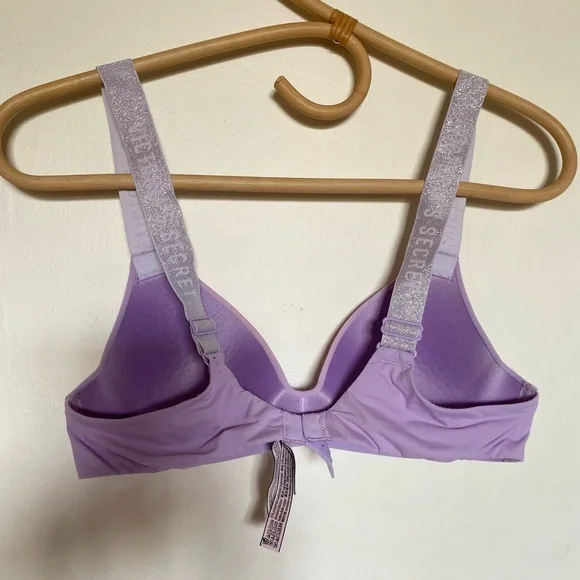 Victoria's Secret Purple and Silver T-Shirt Bra - Picture 2 of 2